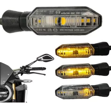 Kit Piscas Slim Moto Seta Led Sequencial Universal Cb Mercadolivre