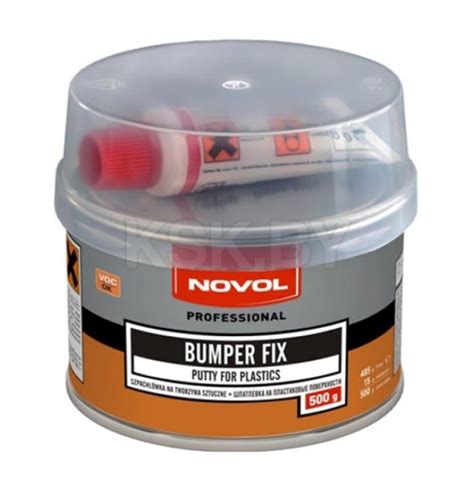 Шпатлевка для пластика BAMPER FIX NOVOL 0.5кг (1171) купить в Гомеле ...