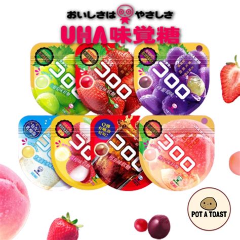 Uha Cocoro Fruit Gummy Candy 52g Shopee Singapore