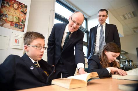 Government Minister Nick Gibb Visited New Stockton School Teesside Live