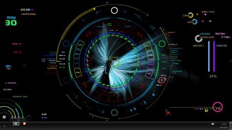 Rainmeter clock skins