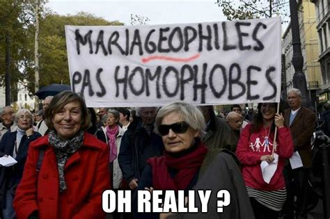 Manif anti mariage gay entre cathos intégristes droite dure et opposants à l adoption