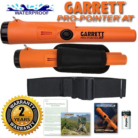 Garrett Pro Pointer AT Pinpointer Waterproof ProPointer with Belt and ...