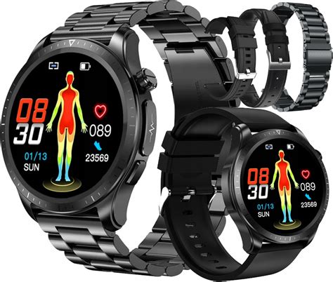 Smartwatch Zegarek Funkcja Pomiaru Cukru Glukoza Temperatura Cia A