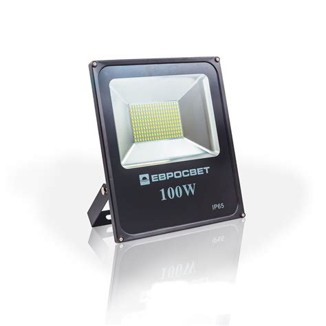 Прожектор светодиодный ЕВРОСВЕТ 100Вт 6400К EV-100-01 SMD > купить ...