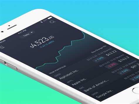 finance application  jelena babic  dribbble