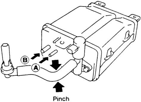 Where Is The Evap Canister Located On A Nissan Maxima 98 Fixya