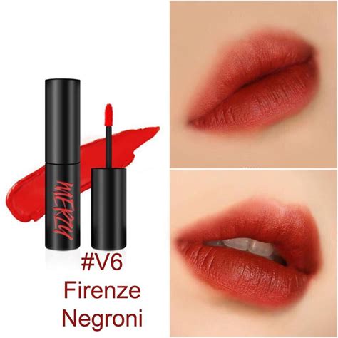 MÀU HOT V6 VỎ ĐEN Son Kem Lì V6 Merzy Another Me The First Velvet Tint BigBuy360