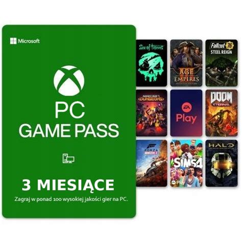 PC GAME PASS od MICROSOFT XBOX - 3 MIESIĄCE - 90 DNI - OFICJALNY KOD ...