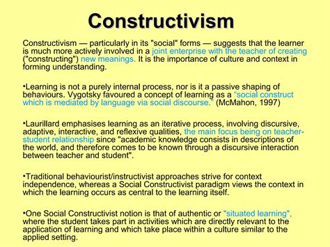 Socialconstructivism Ppt