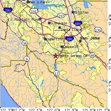 Monte Sereno, California (CA) ~ population data, races, housing & economy