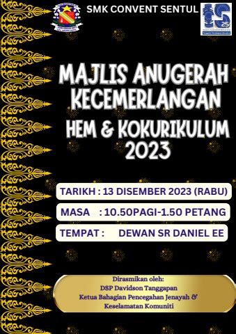 Buku Program Majlis Anugerah Kecemerlangan Hem Dan Kokurikulum