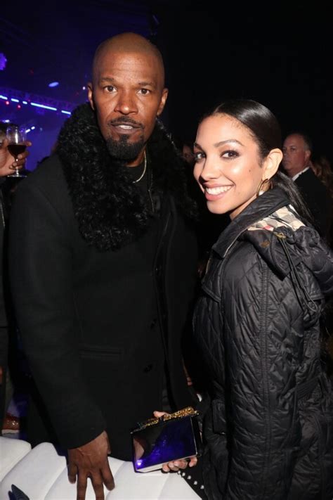 Photo Jamie Foxx et sa fille Corrine Foxx à l after party Fox