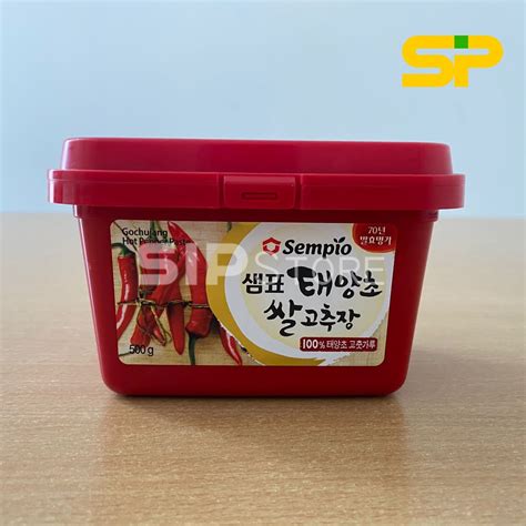 Jual Sempio Gochujang Hot Pepper Paste Pasta Sambal Korea G HALAL Shopee Indonesia