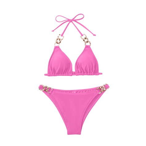 Hbyjlzyg Bikini Sets For Women Triangle Swimsuit Thong Two Piece Lace