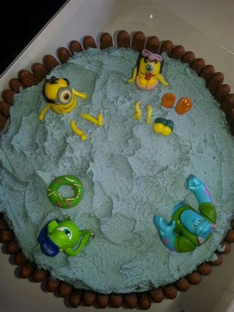 Minion And Monsters Inc Hot Tub Cake Cake Edible Desserts