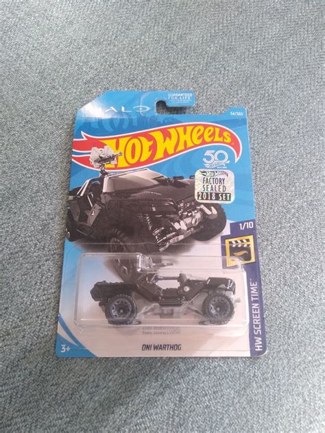 Hot Wheels Halo Oni Warthog Hw Screen Time Series In Black