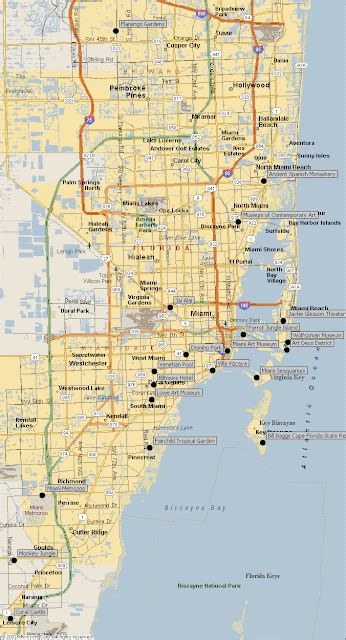 Mapas De Miami Eua Mapasblog