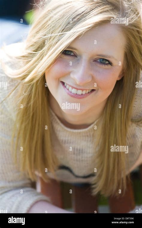 Headshot Blonde Hi Res Stock Photography And Images Alamy