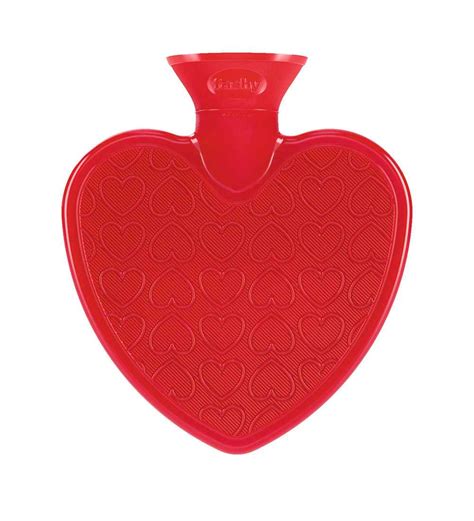 Hot Water Bottle Heart Shaped Fashy
