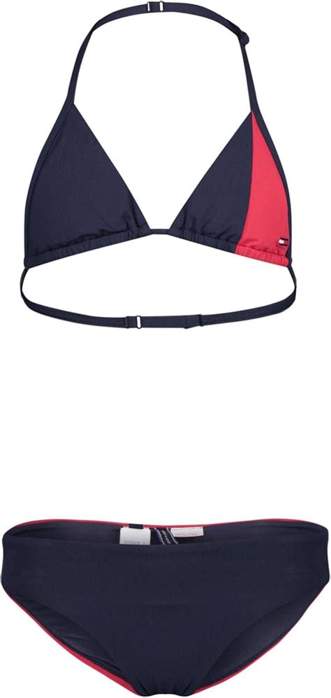 Tommy Hilfiger Tailored Triangle Bikini Set Mujer Amazon Es Ropa Y