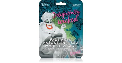 Mad Beauty Disney Villains Ursula Máscara Em Folha Com Efeito