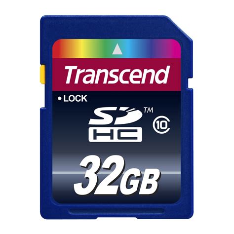 Transcend 32 GB Class 10 SDHC Flash Memory Card (TS32GSDHC10E)
