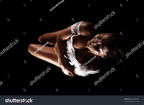 Nude Sexy Model Water Splash Stock Photo Shutterstock