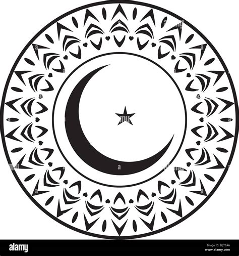 Crescent Moon Symbol Stock Vector Image And Art Alamy