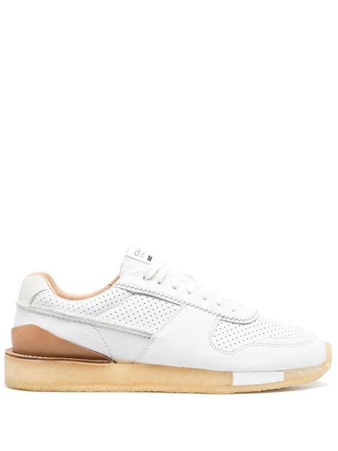 Clarks Originals Torrun Panelled Low Top Sneakers White Clarks