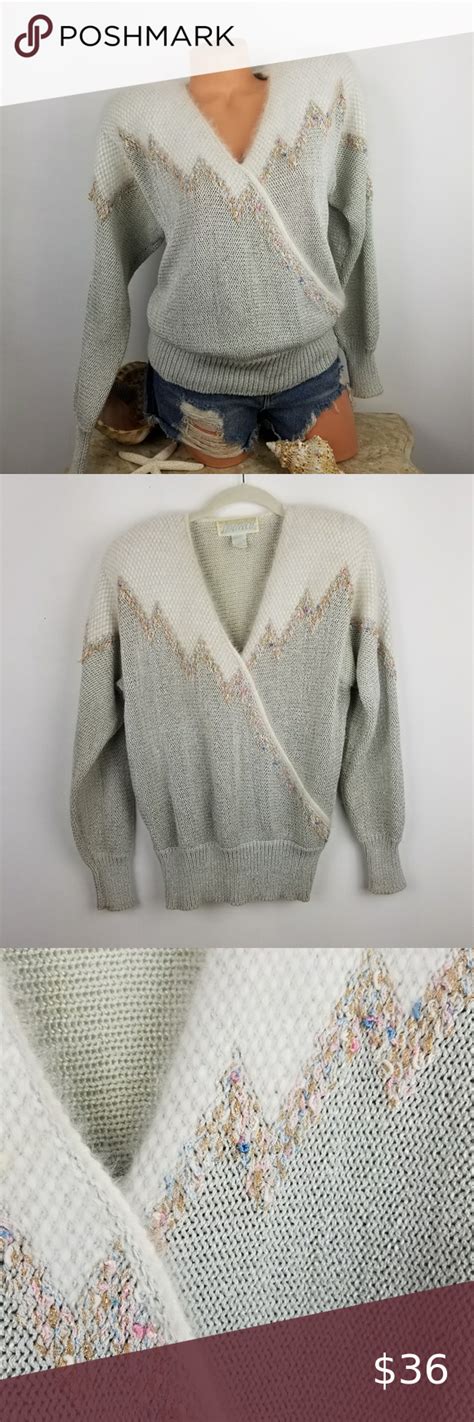 Vintage Sideffects Suplice Angora Sweater Sz M Angora Sweater