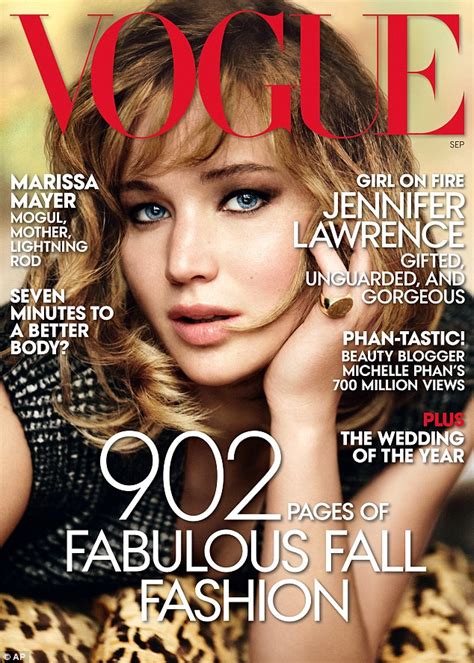 Jennifer Lawrence Covers Vogues September Issue Says She Always Knew