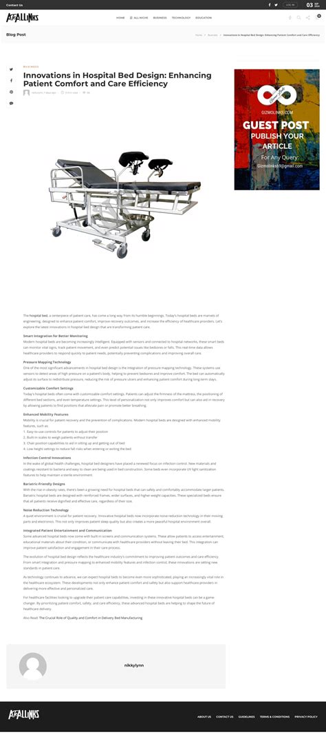 Ppt Innovations In Hospital Bed Design Enhancing Patient Comfort And