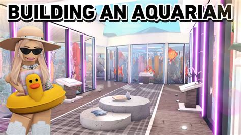 Building An Underwater Aquarium In Bloxburg Youtube