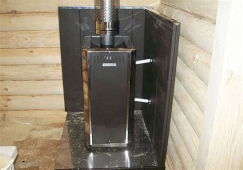 Отделка стены за печью