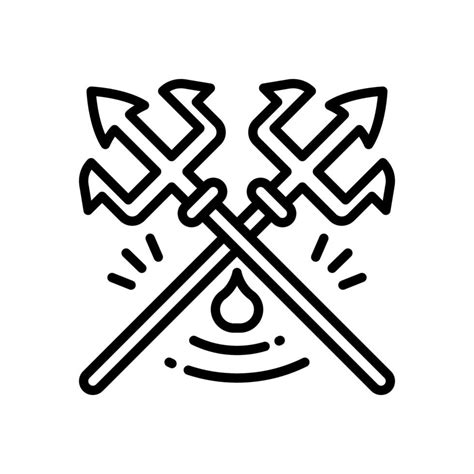 Trident Icon For Your Website Mobile Presentation And Logo Design