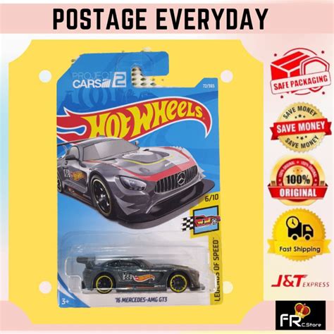 HOT WHEELS 16 MERCEDES AMG GT3 Shopee Malaysia