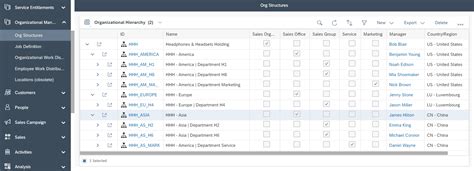 Sap Sales Cloud C4c Is Easy Organization Structures