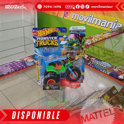 Mattel Hot Wheels Monster Trucks Tuk N Roll