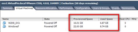 VMware VSphere Thin Provisioning Gestalt IT