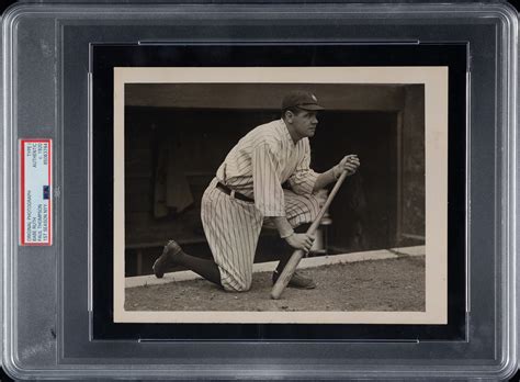 Babe Ruth Original Paul Thompson Photograph First Season In New York Psa Dna Type I