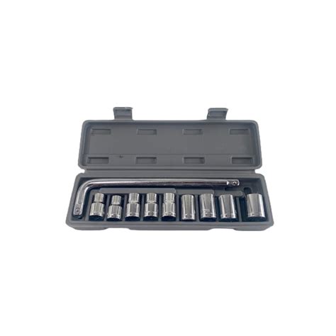 Комплект от 9 тръбни и включен ключ, 8-21 мм - eMAG.bg