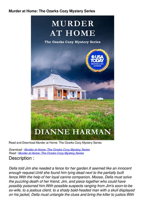 Pdf Murder At Home The Ozarks Cozy Mystery Series Studocu