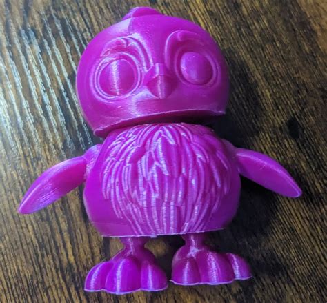 3D Printable Flexy Print In Place Baby Penguin by Printverse