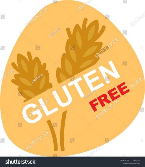 Vector Sign Gluten Free Logo Ears Stock Vector Royalty Free