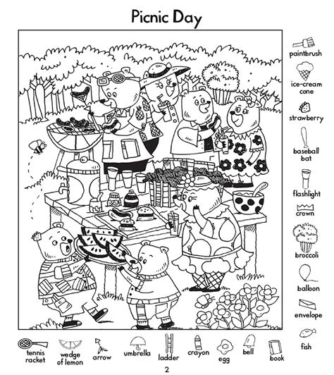 Easy Printable Hidden Pictures Highlights