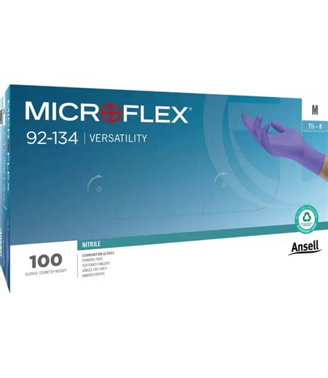 Ansell Microflex Nitrile Gloves Dental Genie