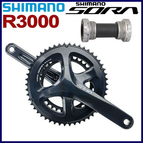 Shimano Sora R3000 Crankset 2x9 Speed Road Bike 170mm 50 34t With Rs501
