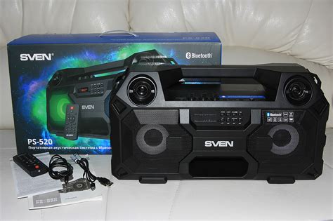 Sven PS-520: современный бумбокс с хорошим звуком / Аудио и звук / iXBT ...