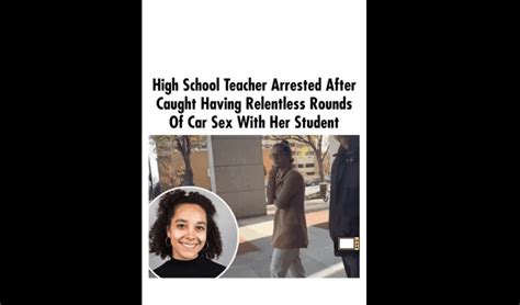 26 Year Old Teacher Arrested For Having Sex With 18 Year Student